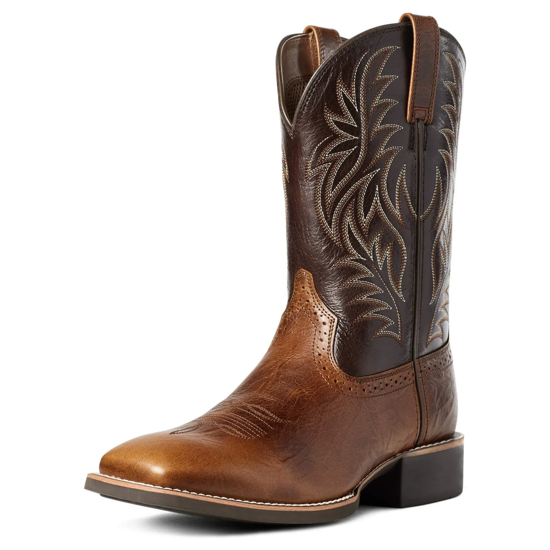 Men’s Western Cowboy Boots with Square Toe