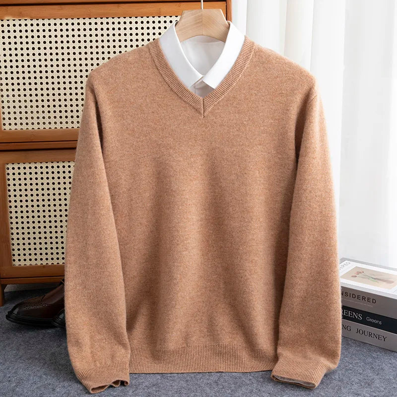 Men’s Lightweight V-Neck Sweater