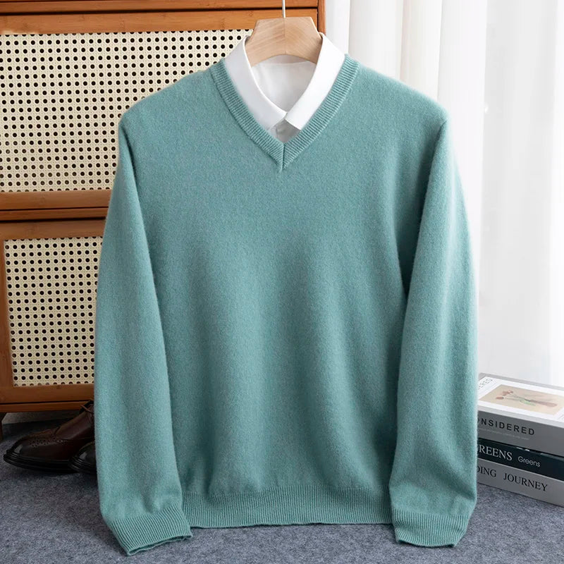 Men’s Lightweight V-Neck Sweater