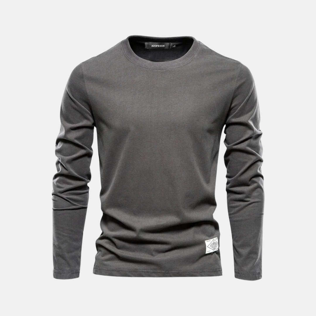 Men’s Soft Long-Sleeve Crewneck T-Shirt