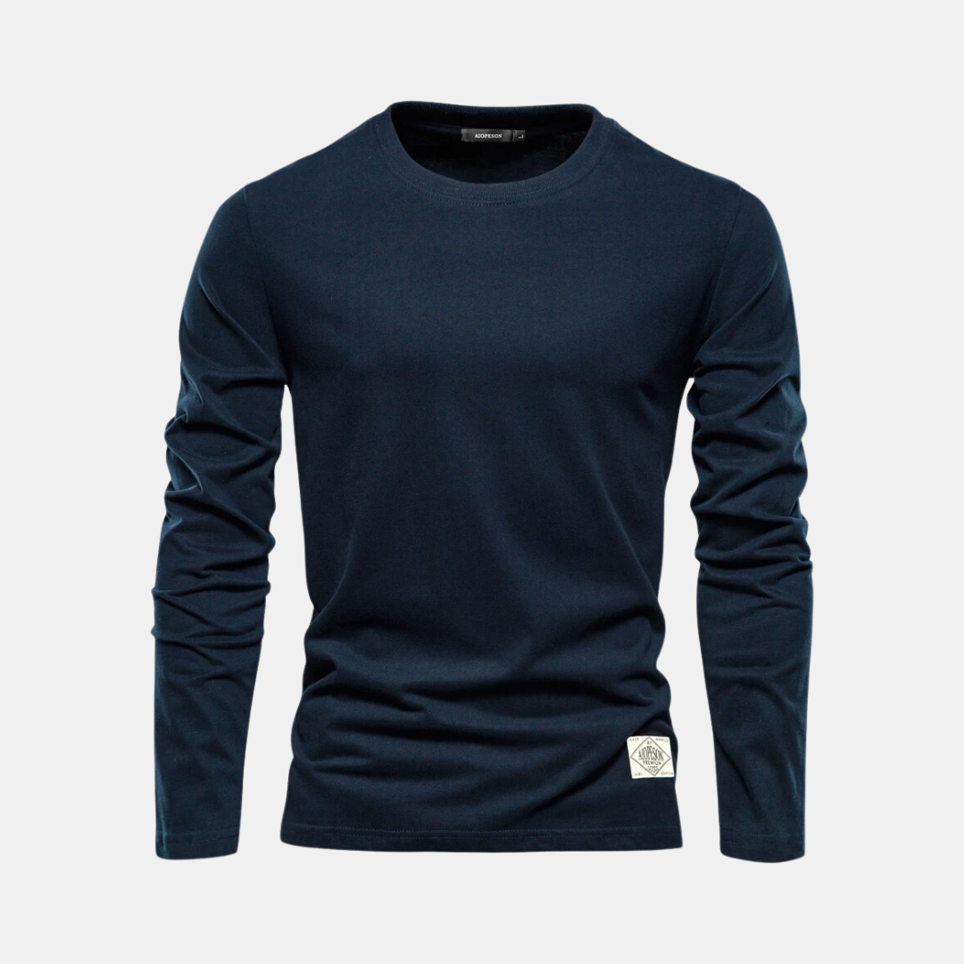 Men’s Soft Long-Sleeve Crewneck T-Shirt