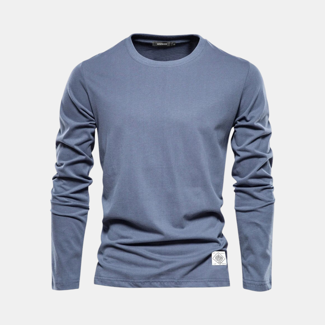 Men’s Soft Long-Sleeve Crewneck T-Shirt