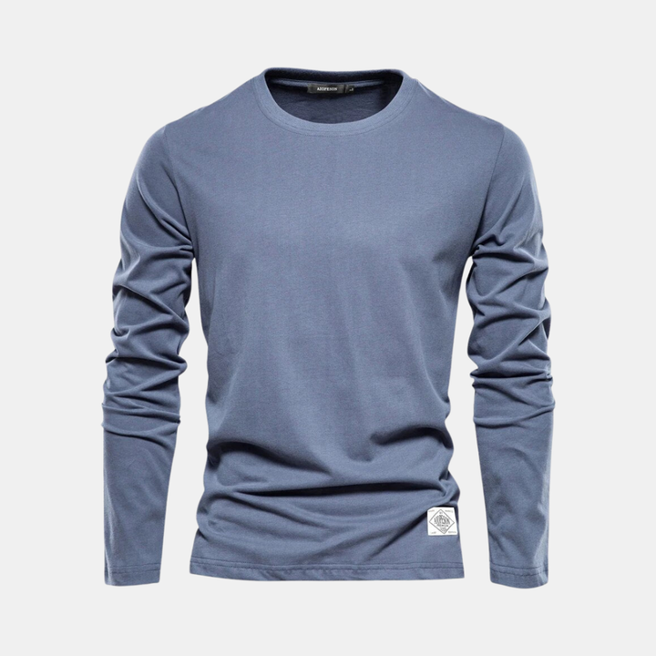 Men’s Soft Long-Sleeve Crewneck T-Shirt