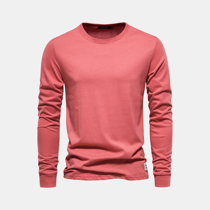 Men’s Soft Long-Sleeve Crewneck T-Shirt
