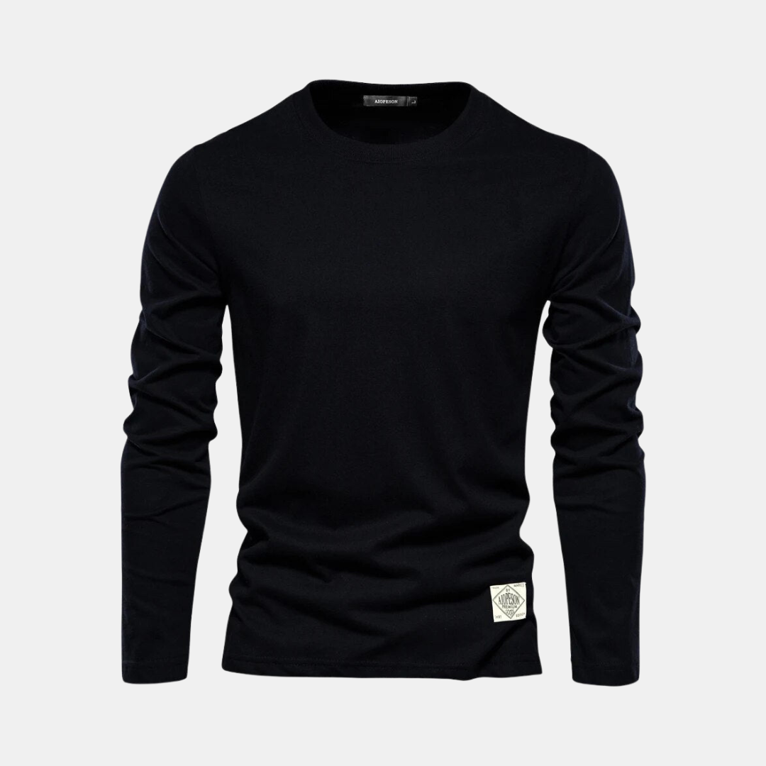 Men’s Soft Long-Sleeve Crewneck T-Shirt