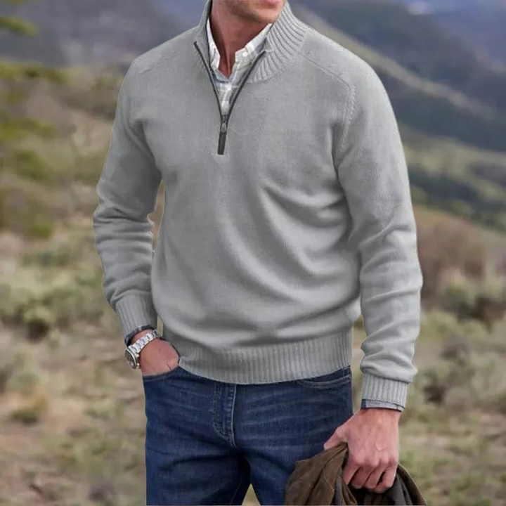 Men’s Lightweight Breathable Quarter-Zip Pullover
