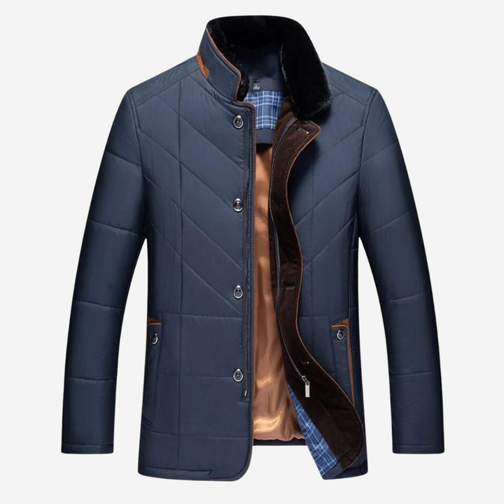 Men’s Quilted Insulated Jacket for Cold Weather