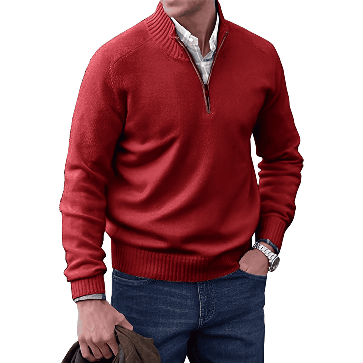 Men’s Lightweight Breathable Quarter-Zip Pullover