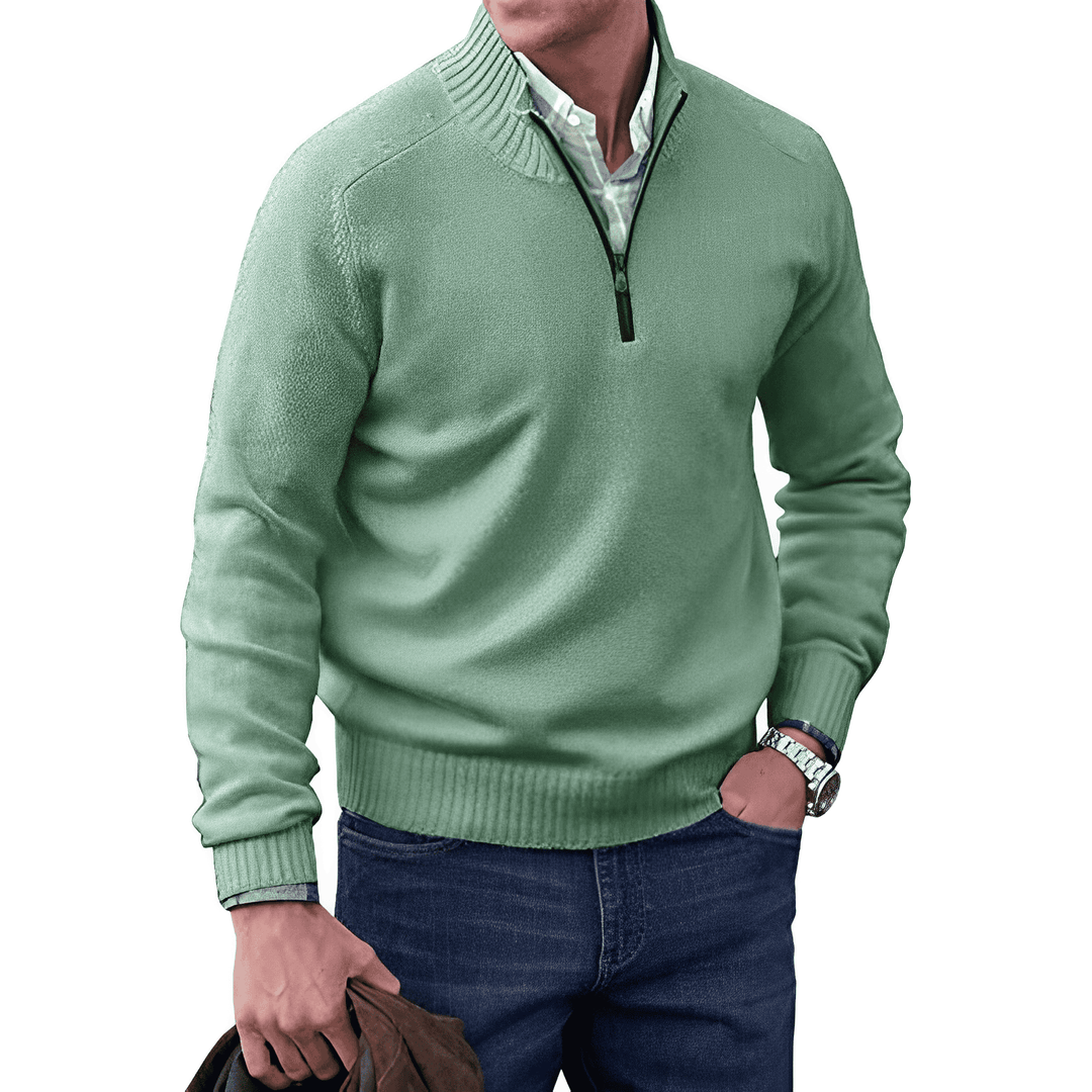 Men’s Lightweight Breathable Quarter-Zip Pullover