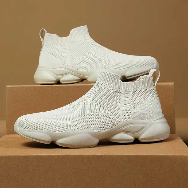 Men’s Lightweight Breathable Slip-On Knit Sneakers