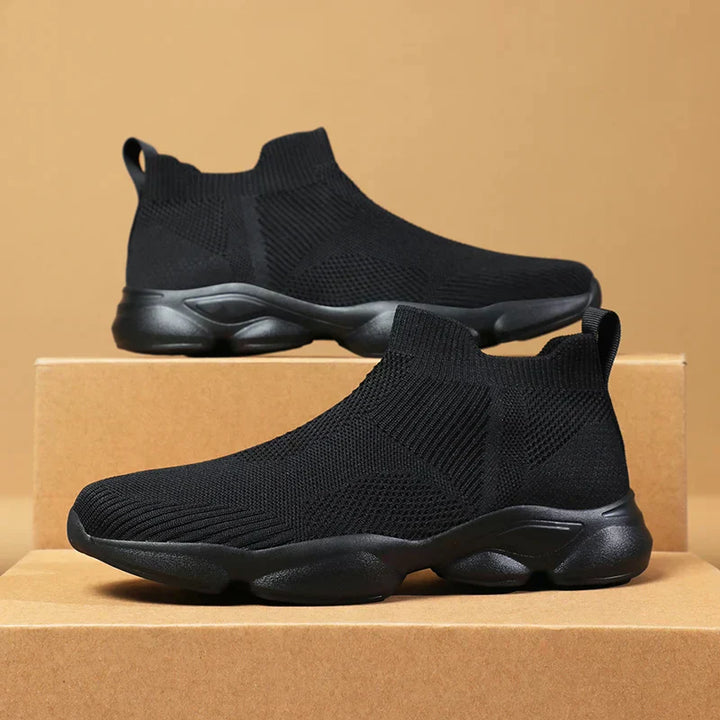 Men’s Lightweight Breathable Slip-On Knit Sneakers