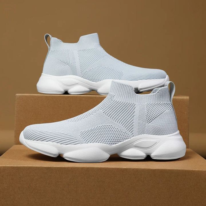 Men’s Lightweight Breathable Slip-On Knit Sneakers