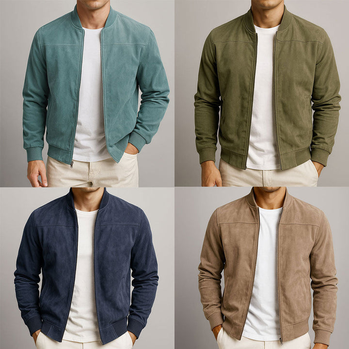 Men’s Lightweight Suede Flight Jacket