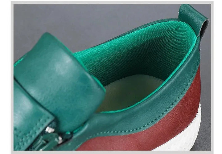 Men’s Casual Slip-On Sneakers with Zipper