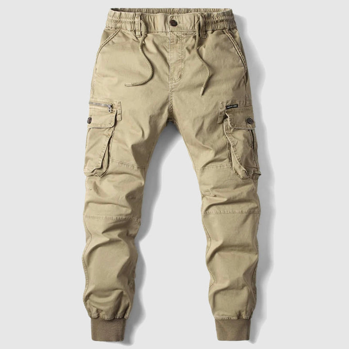Men’s Cargo Jogger Pants with Elastic Ankle Cuffs