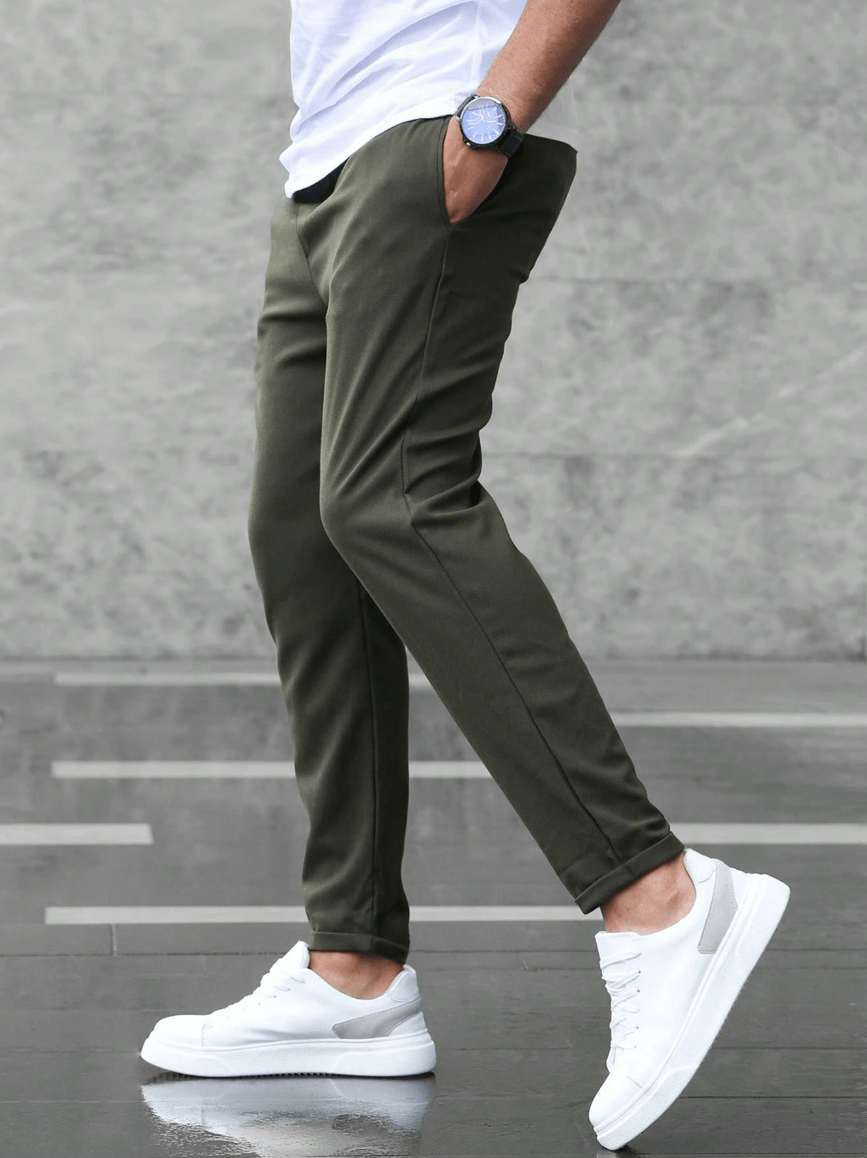 Men’s Stretch Tailored Drawstring Pants