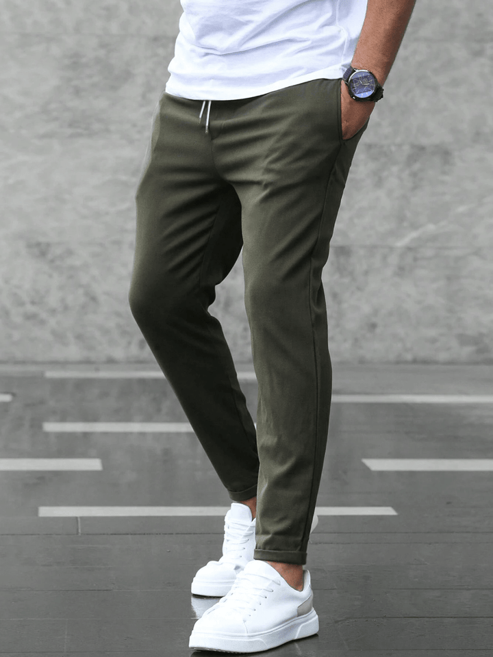 Men’s Stretch Tailored Drawstring Pants