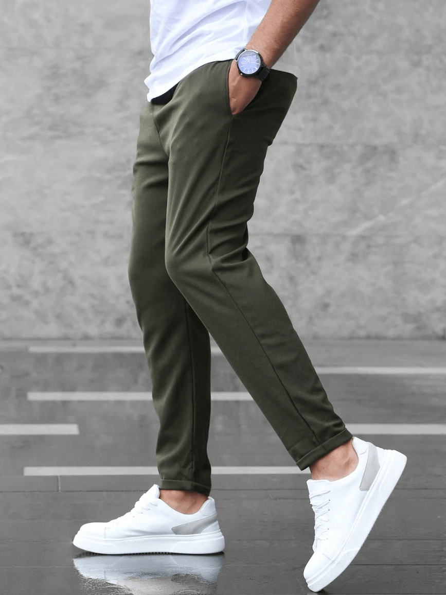 Men’s Stretch Tailored Drawstring Pants