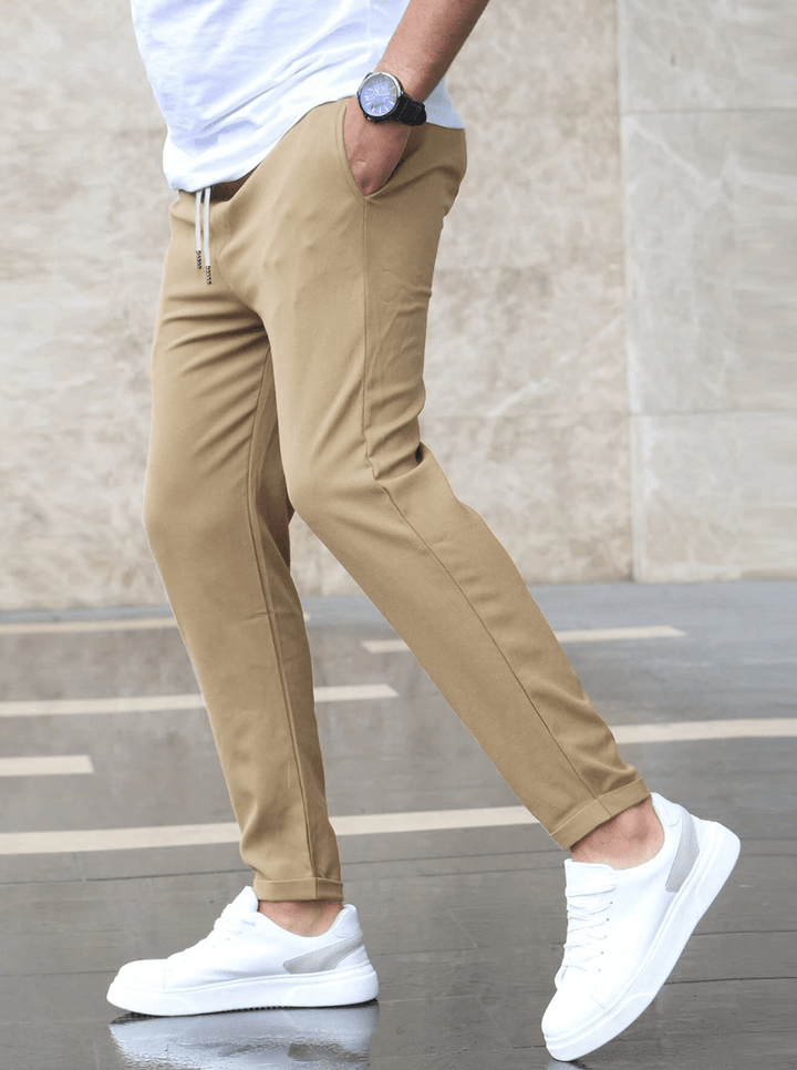 Men’s Stretch Tailored Drawstring Pants
