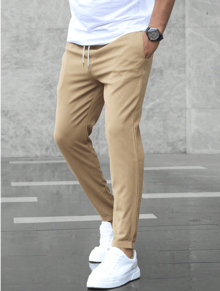 Men’s Stretch Tailored Drawstring Pants