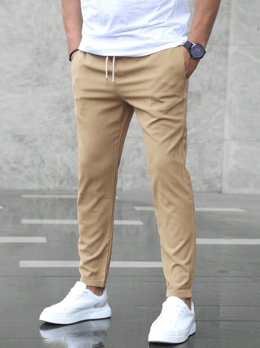 Men’s Stretch Tailored Drawstring Pants