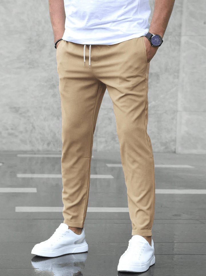 Men’s Stretch Tailored Drawstring Pants