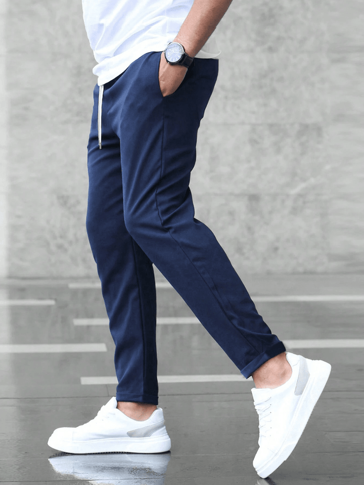 Men’s Stretch Tailored Drawstring Pants
